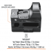 Mira Holográfica Bushnell Red Dot Ar Optics 1X First Strike 2.0 Reflex Sight